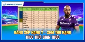 Bảng Xếp Hạng Ý – Xem Thứ Hạng Theo Thời Gian Thực