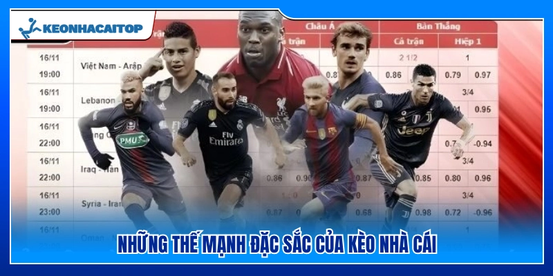 Ưu điểm vượt trội của Kèo Nhà Cái